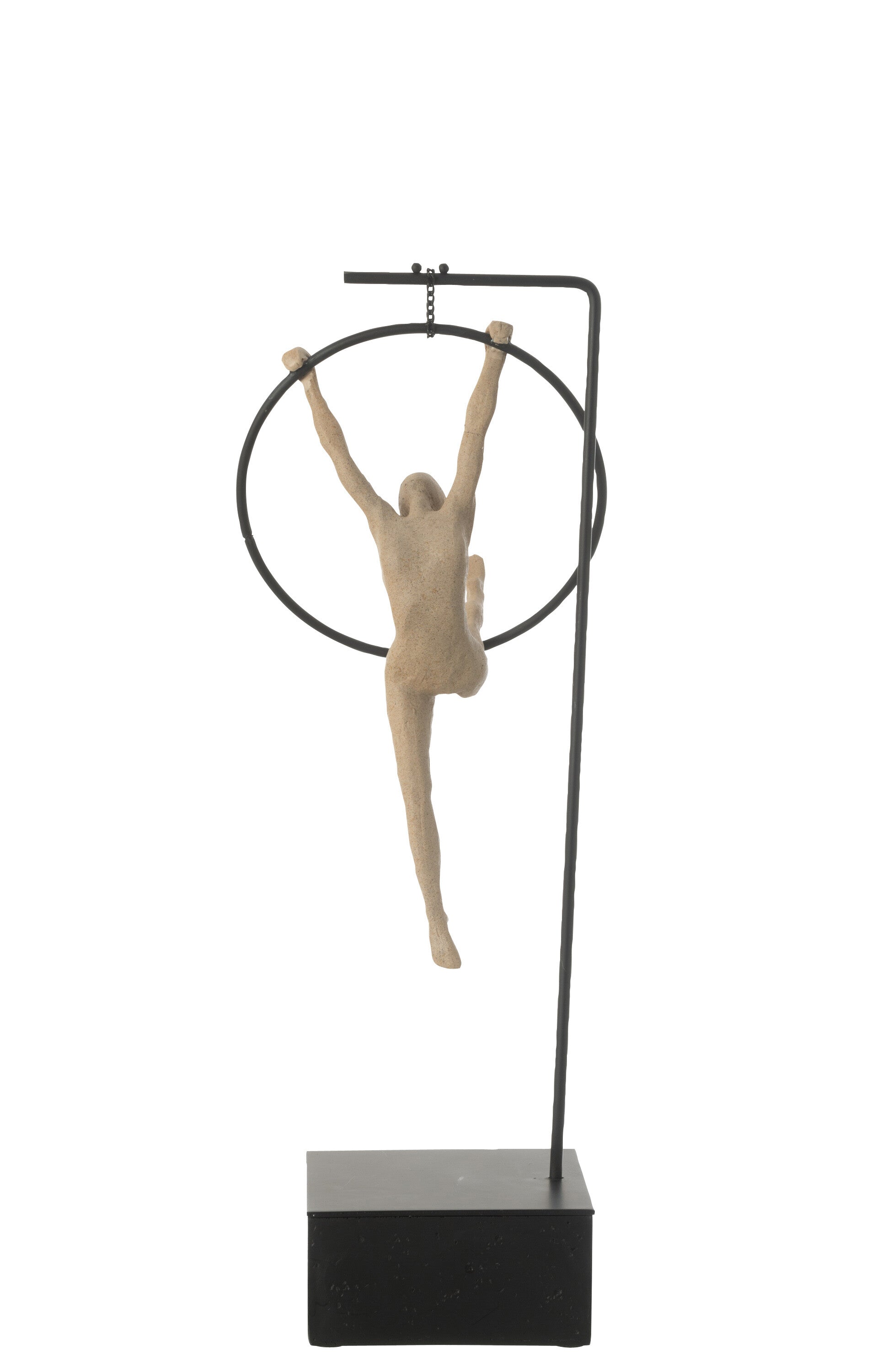 Dekofigur Turnerina Reifen Resin Beige Schwarz