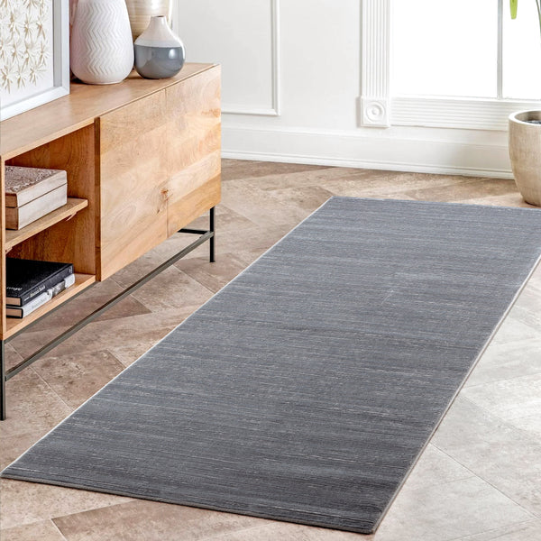 Sehrazat Premium Lima 5050 Collectie Donkergrijs - Modern designtapijt met 3D-effect