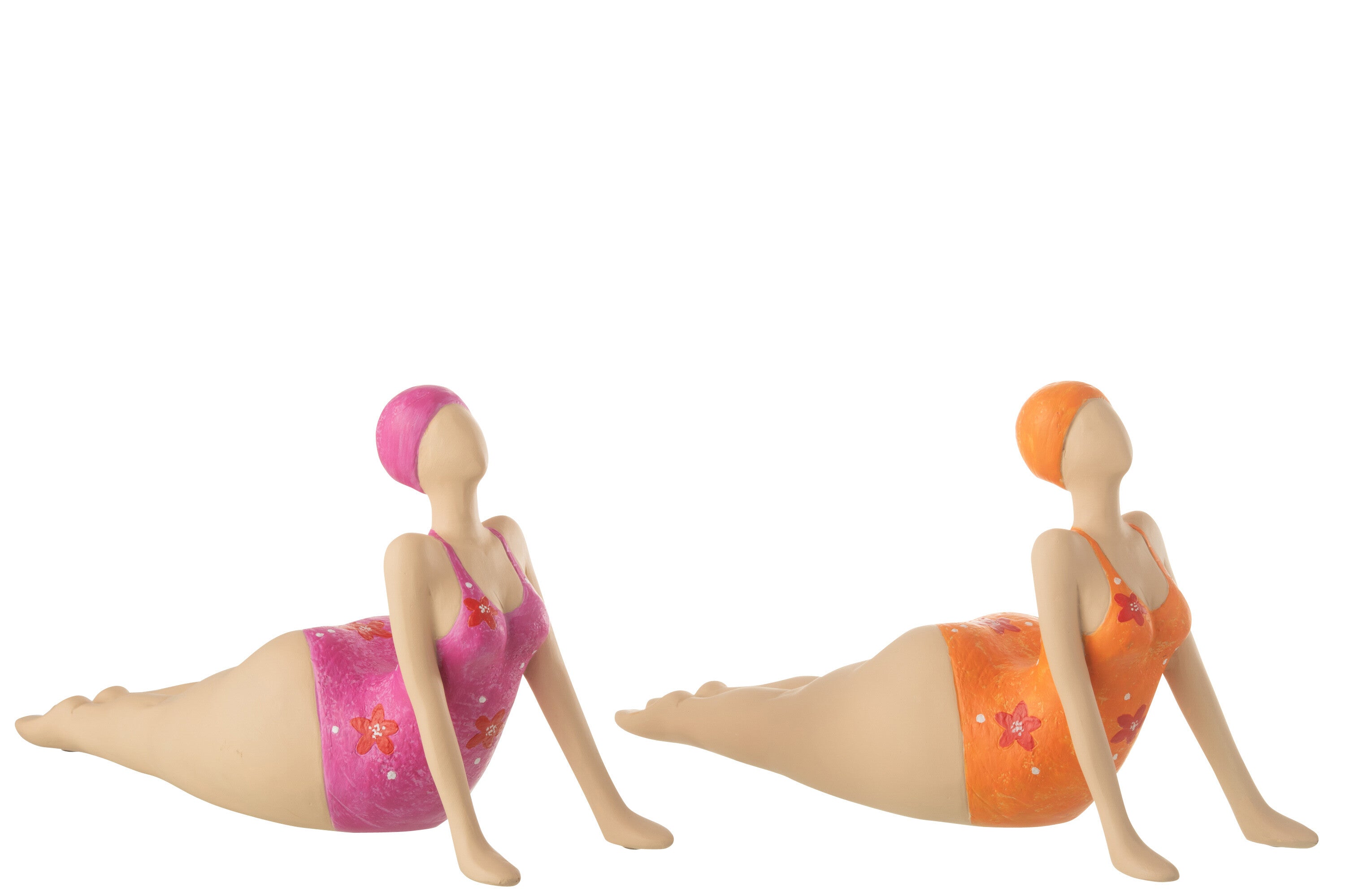Dekofigur Set Badefreude Lilo aus Polyresin 2er Set Badedamen