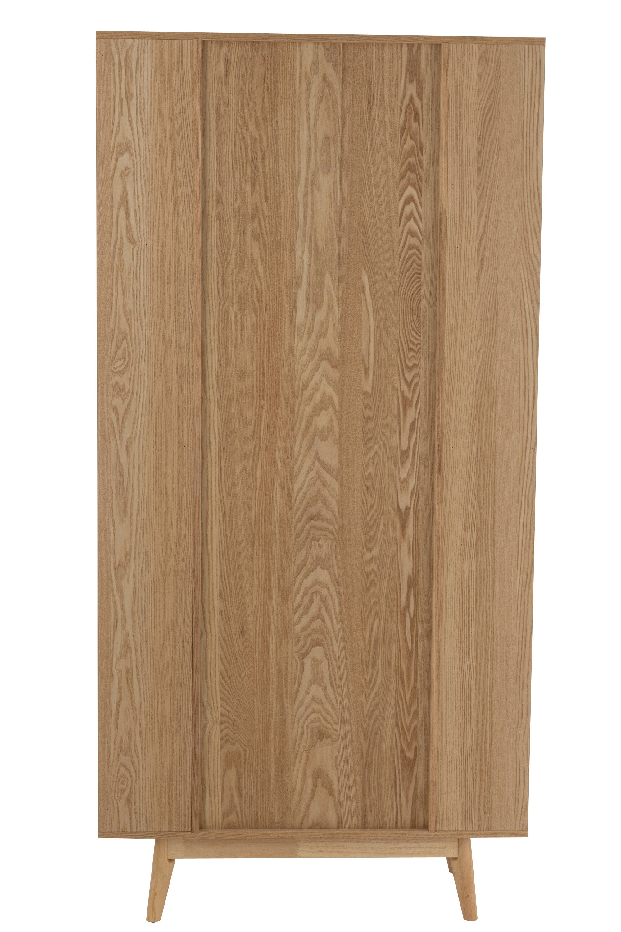 Schrank Rund MDF Kiefernholz Natur 80cm