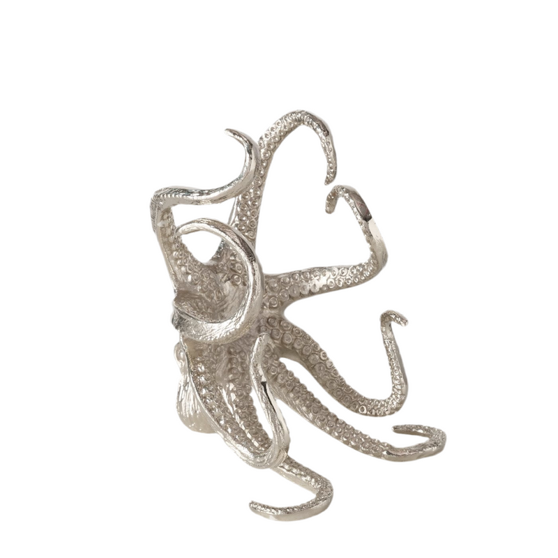 Octopus bottle holder made of aluminum