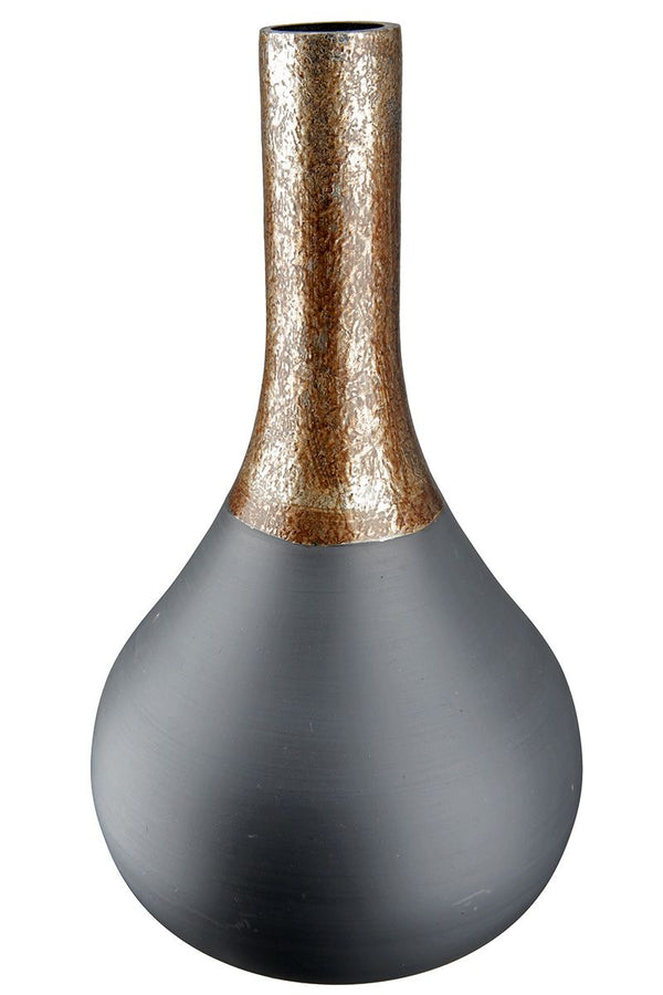 Stylish glass vase 'Rustic' - modern elegance meets rustic flair