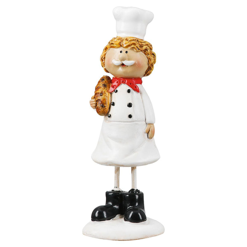 Dekofiguren Sternekoch 2er-Set – Lustige Kochfiguren für Küche und Gastronomie