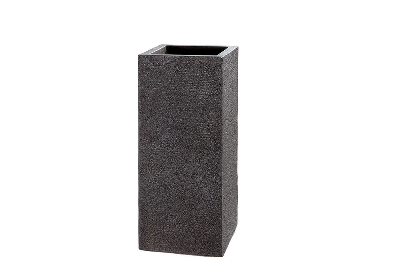 Fiberglass planter Sierra set of 3 - Elegant garden accents in brown