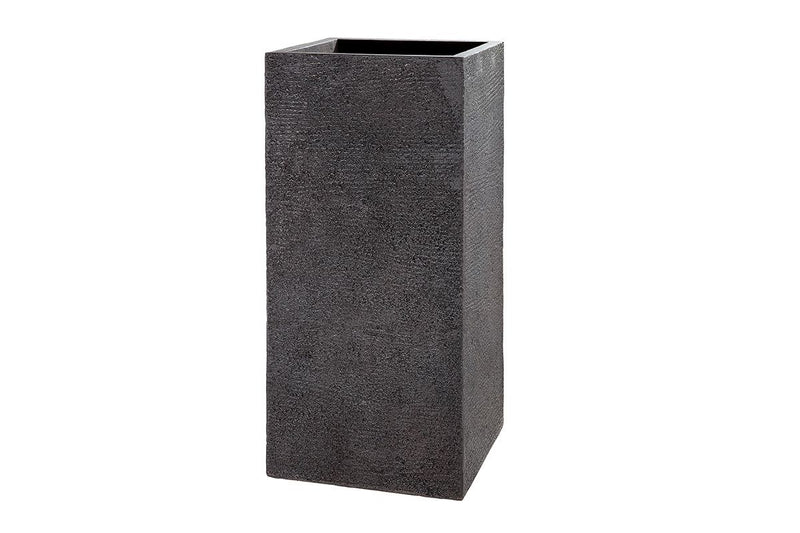 Fiberglass planter Sierra set of 3 - Elegant garden accents in brown