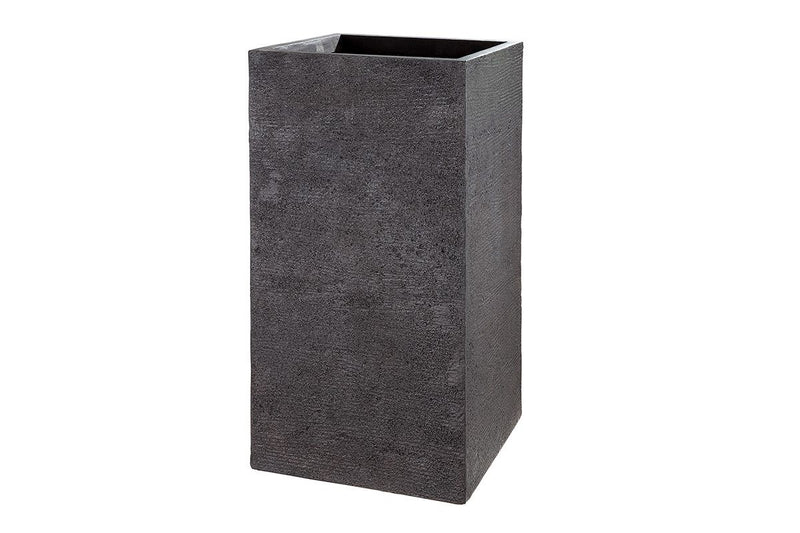 Fiberglass planter Sierra set of 3 - Elegant garden accents in brown