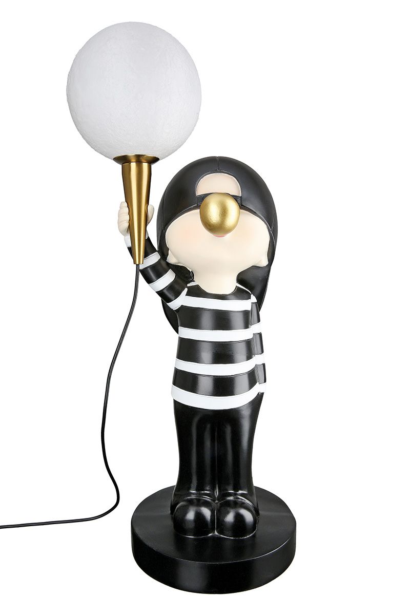 LED light figure boy Bubblegum - modern resin design