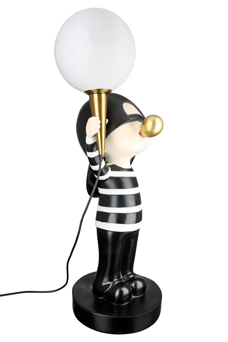 LED light figure boy Bubblegum - modern resin design