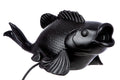 Table lamp "Koi" – synthetic resin in white or black with fish design
