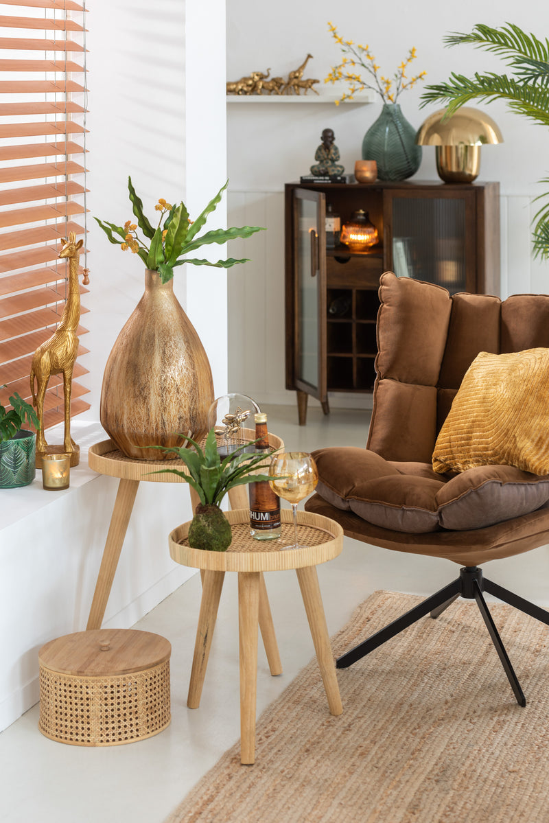 Chair Relax Comfortable textile metal chair with cushion, in 4 attractive colors