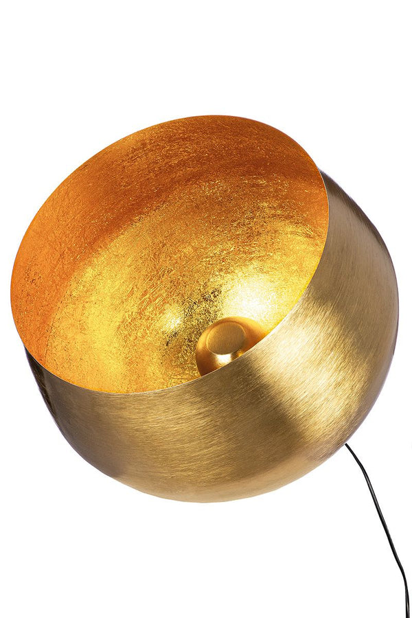 "Meteo" floor lamp in gold/brass look - a radiant jewel for your home 50cm