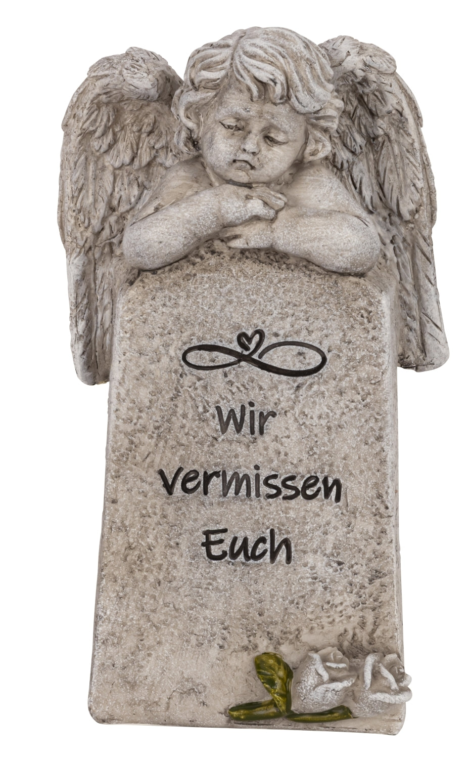 Grabengel Gedenkstein Wir vermissen Euch 21,5 cm