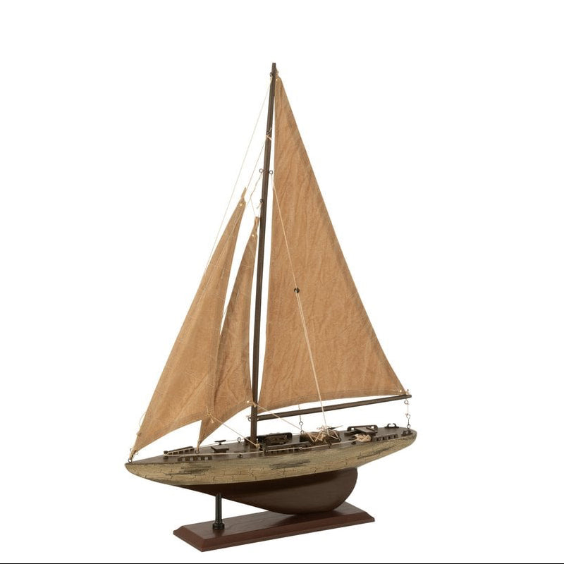 Segelboot Deko Holz Maritime Figur