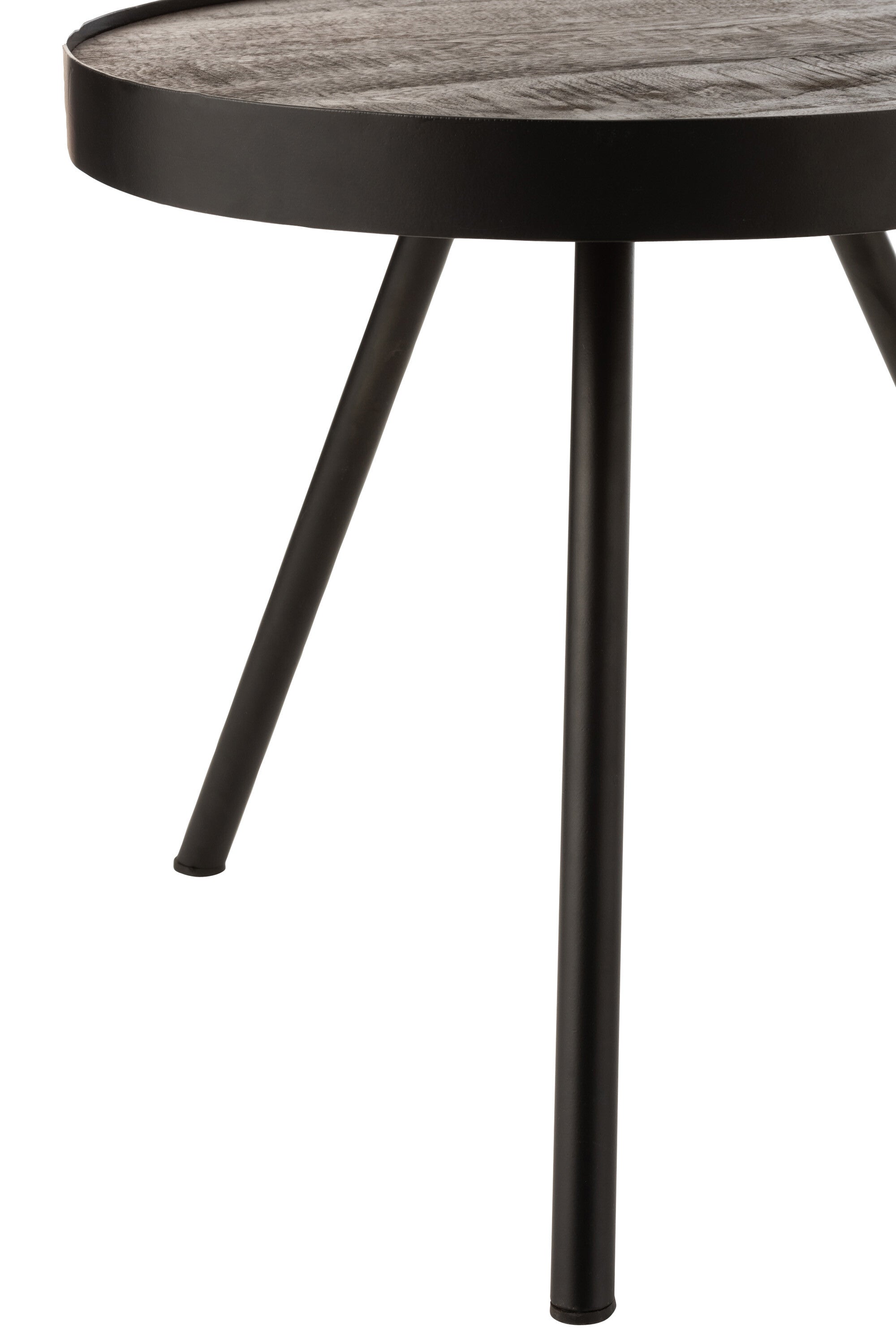 Fien Hoog – Hout/IJzer – Donkerbruin/Zwart