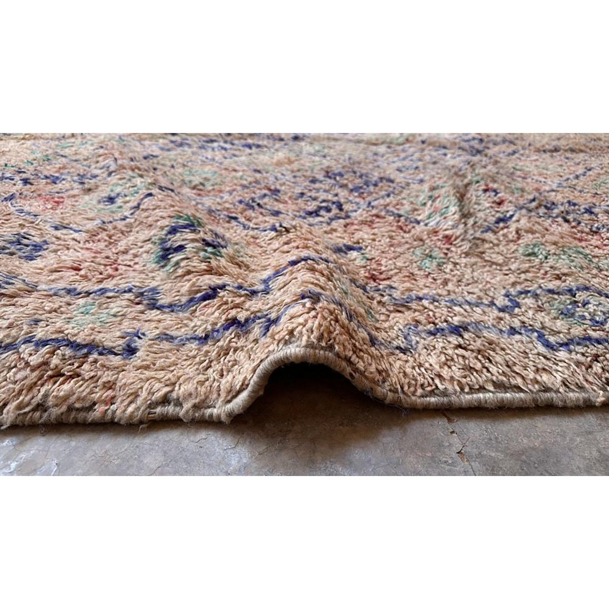 Marokkanischer Berber Teppich reine Wolle 180 x 363 cm
