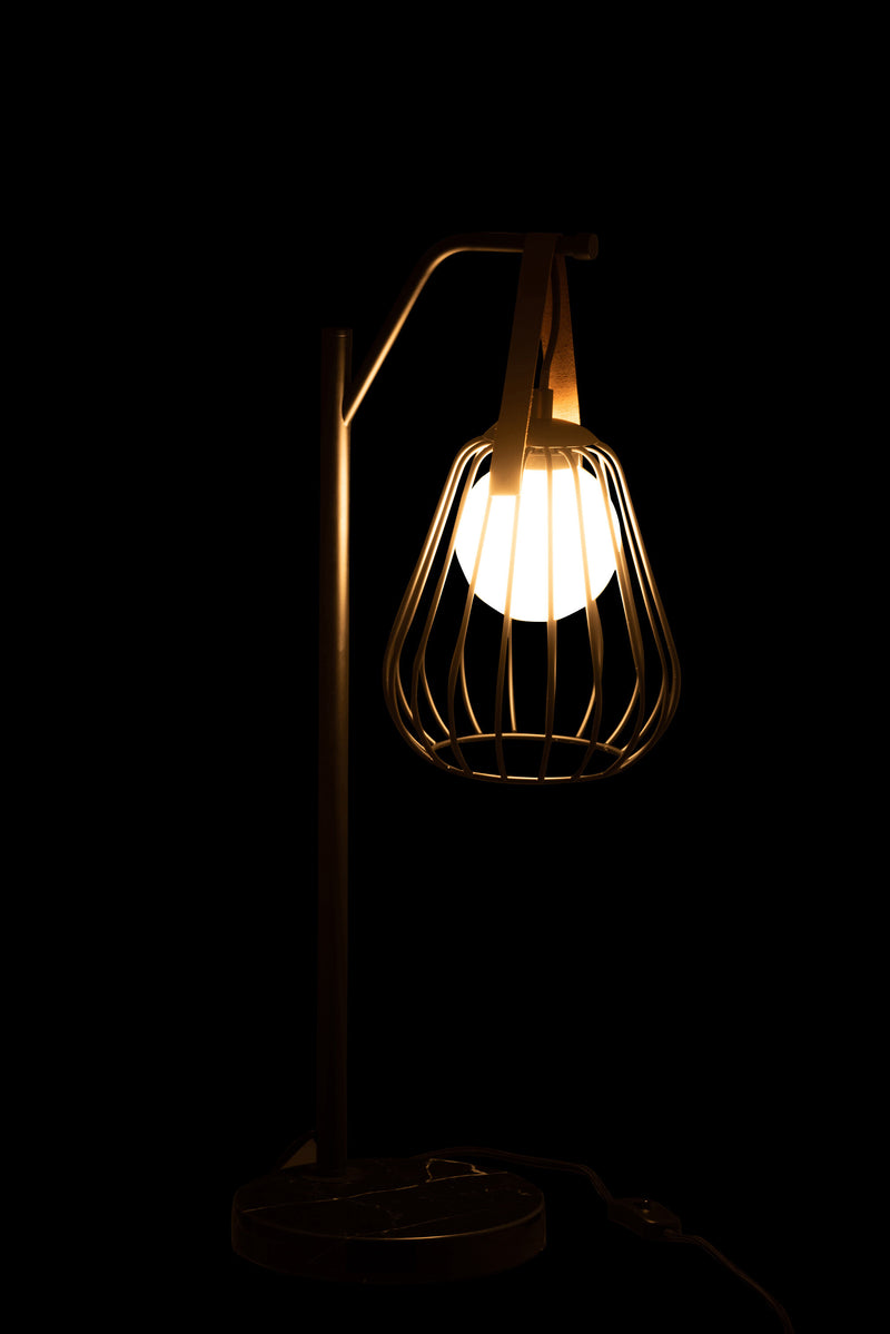 Elegante Tischlampe Ignes im 2er-Set Stahl/Marmor Schwarz – Modernes Design & Hochwertige Verarbeitung