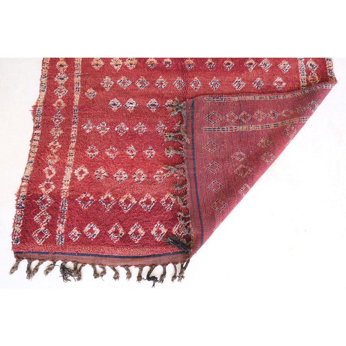 Berber Wolle Teppich gewebt Vintage Hand 169 x 258 cm
