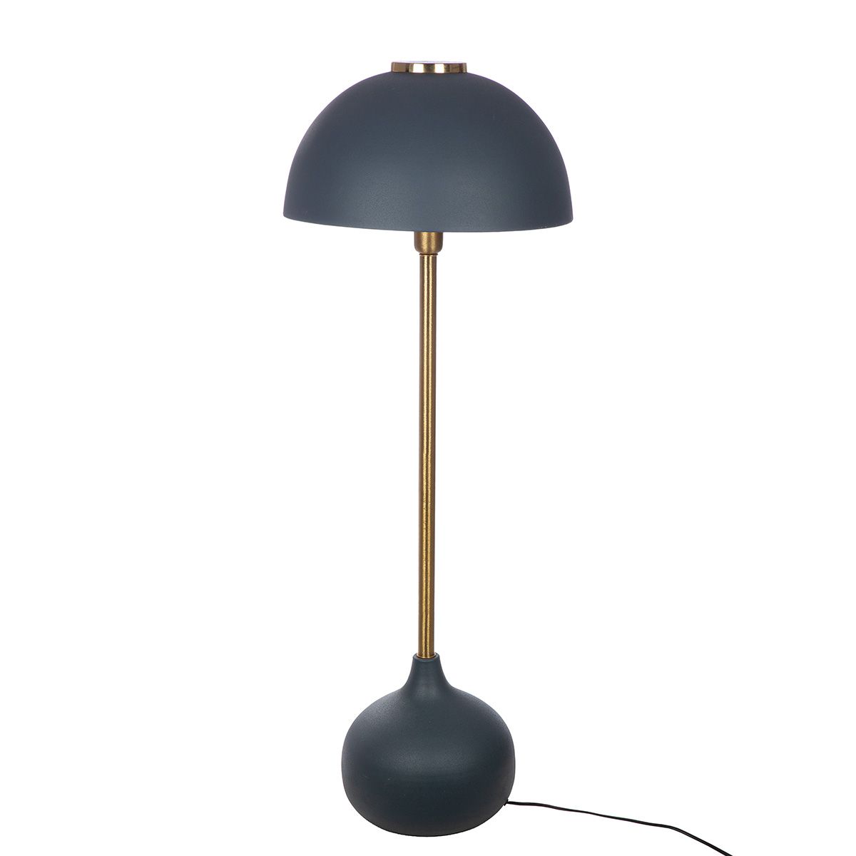 Stehleuchte Kyra aus Eisen in Nachtblau 113 cm Höhe