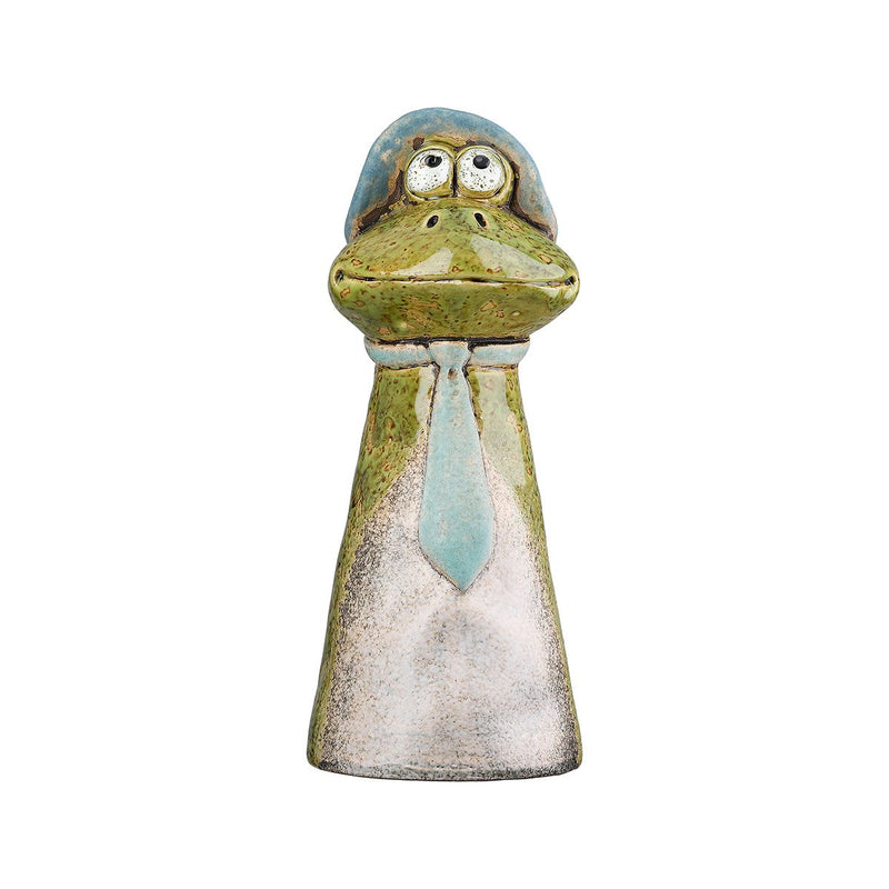 Zaunfiguren Froschpaar Lilly & Max Keramik Grün 22 cm