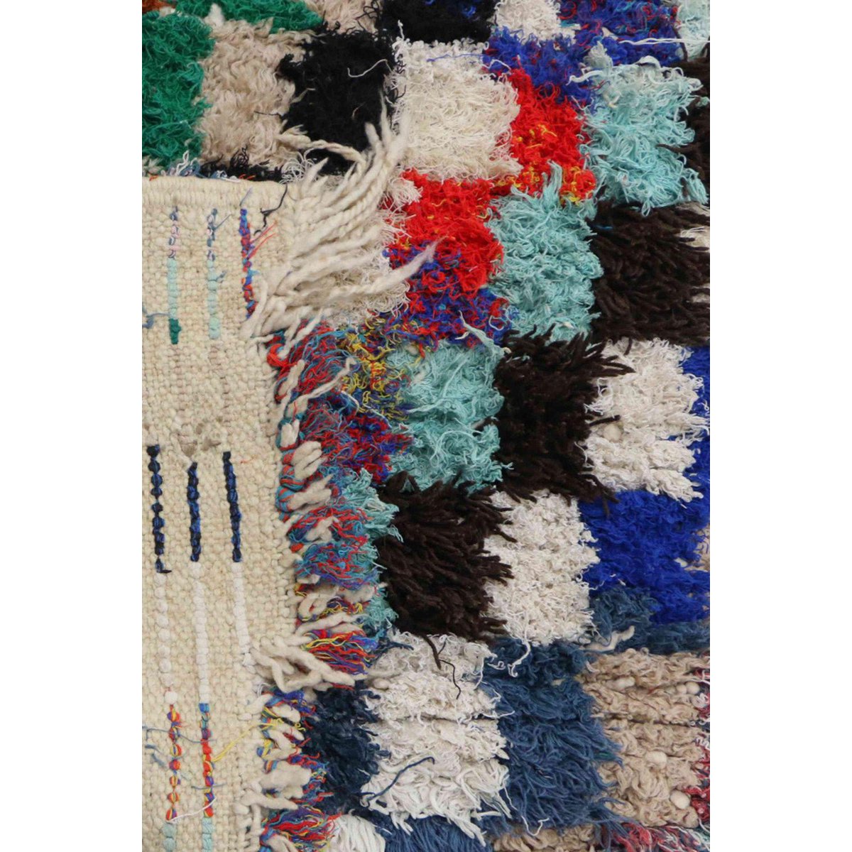 Marokkaner Berber Teppich in Baumwolle 73 x 172 cm