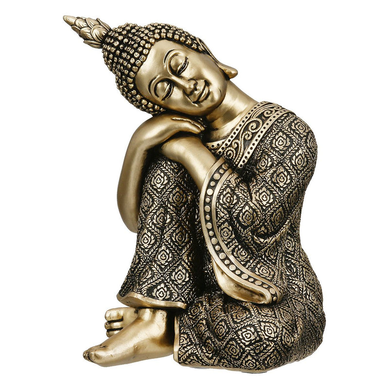 Buddha Figur Samadhi Gold 17cm