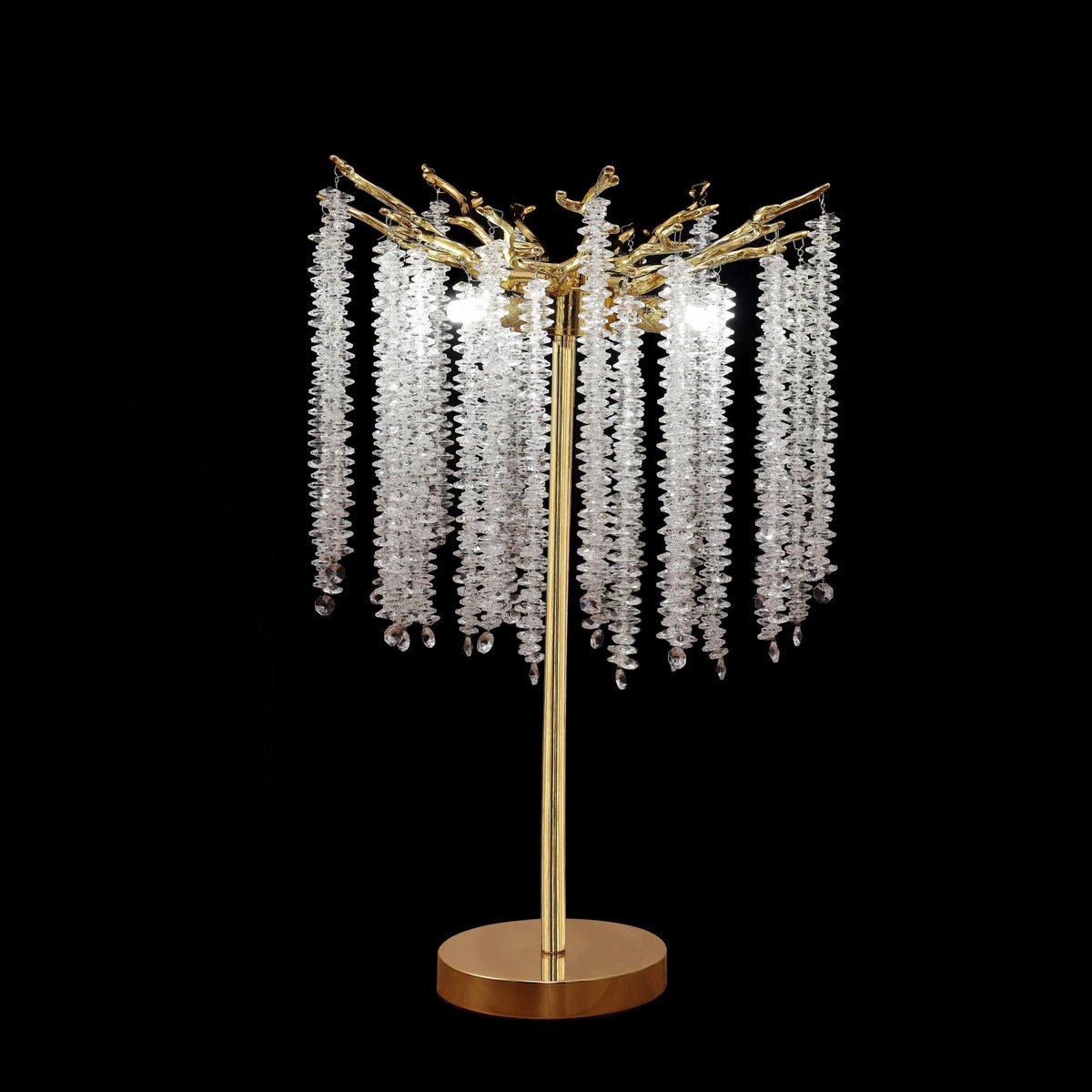 Tischlampenfrost Gold | 35x70cm