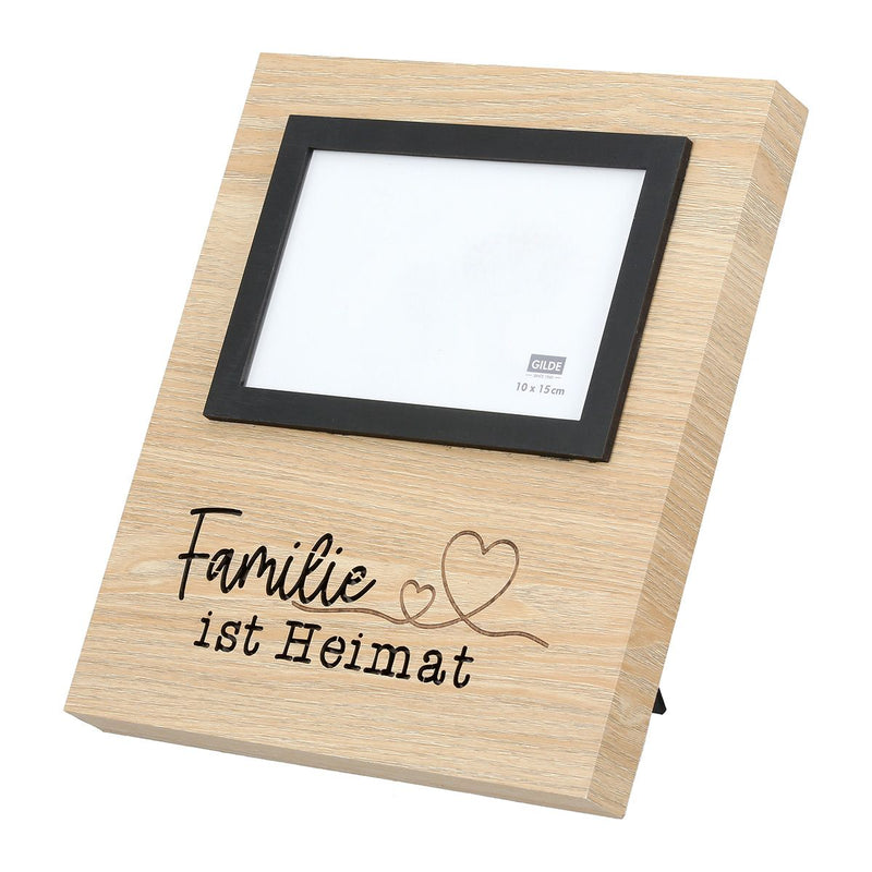 LED Fotolijst Set Familie Zeggen 10x15 cm MDF Houtlook