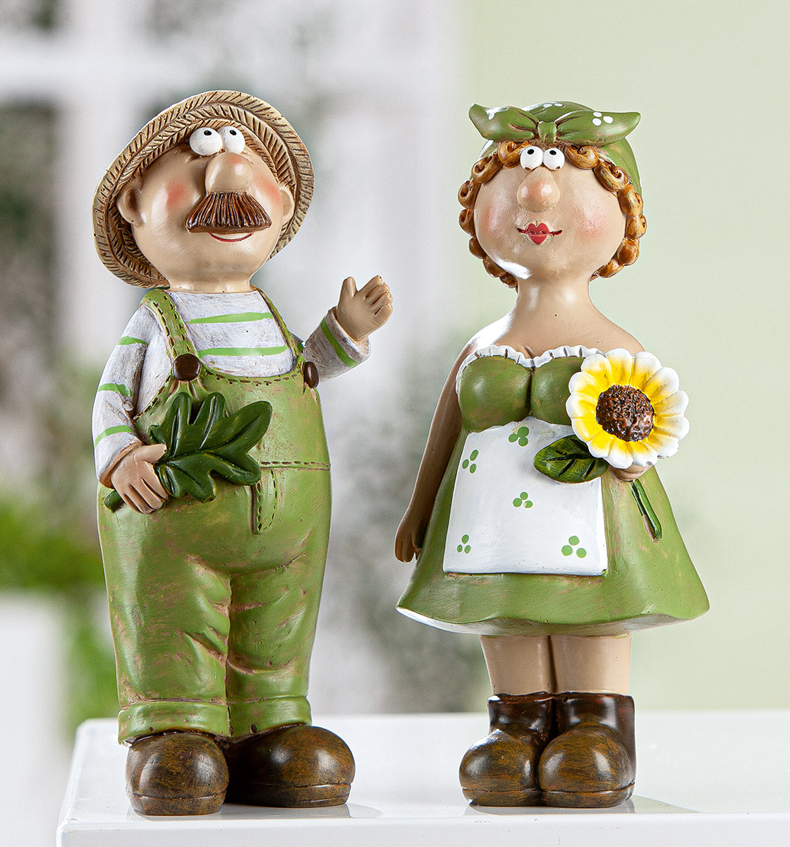 Dekofiguren Paar Anton und Antonia Gartenliebe 16,5 cm