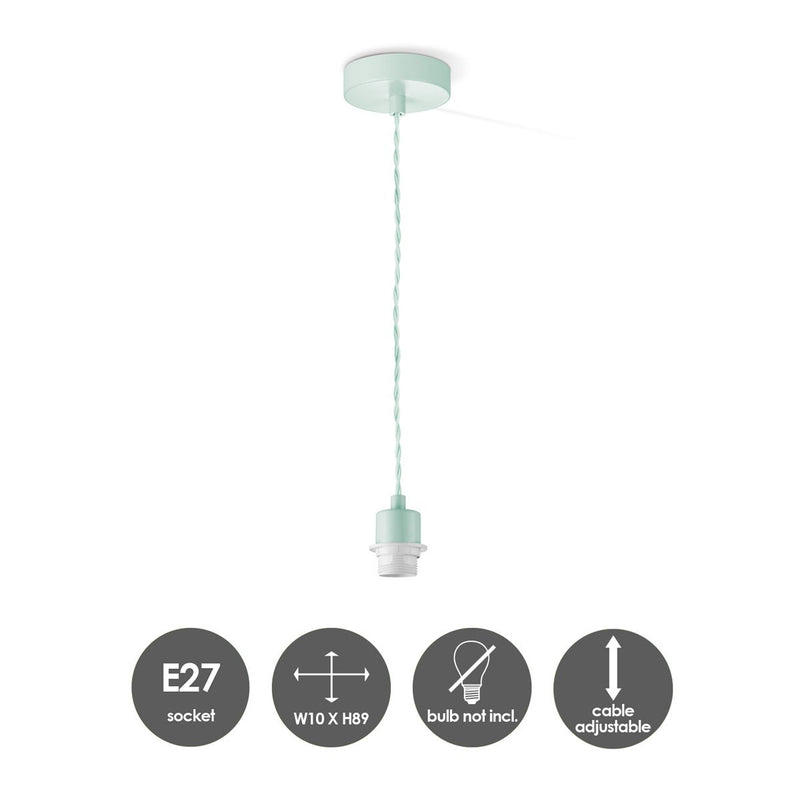 Home Sweet Home hanglamp Armis 10/10/89cm - groen
