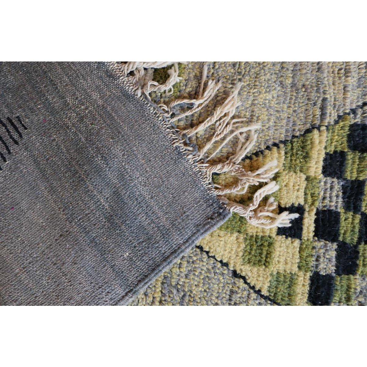 Marokkanischer Berber-Flurteppich aus reiner Wolle, 73 x 384 cm