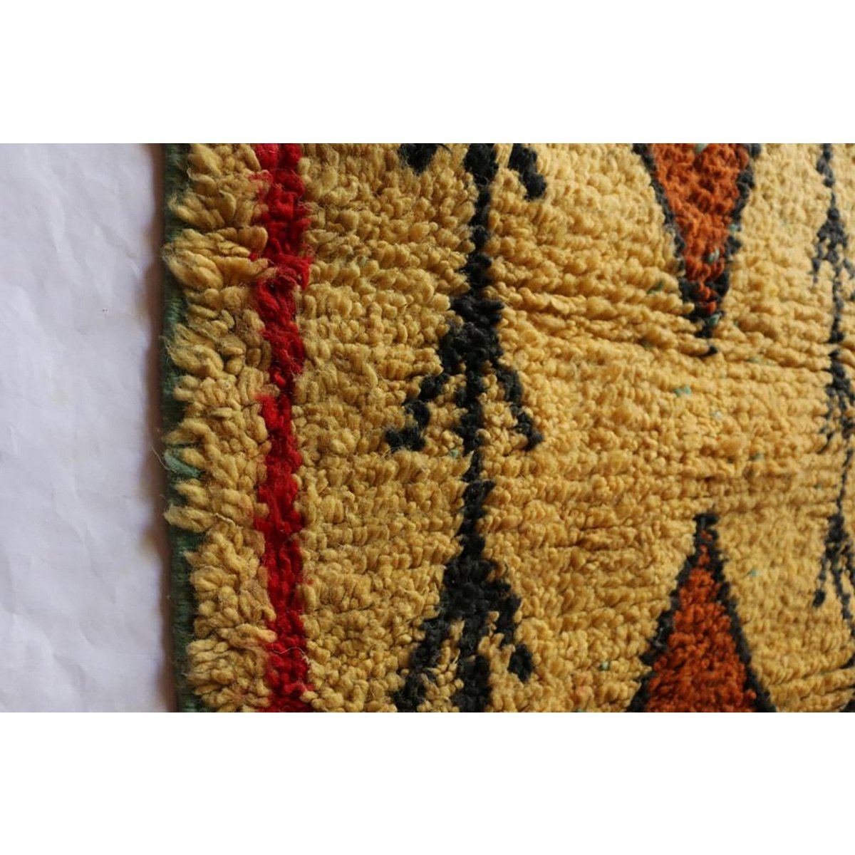 Marokkanischer Berber-Flurteppich aus reiner Wolle, 73 x 343 cm