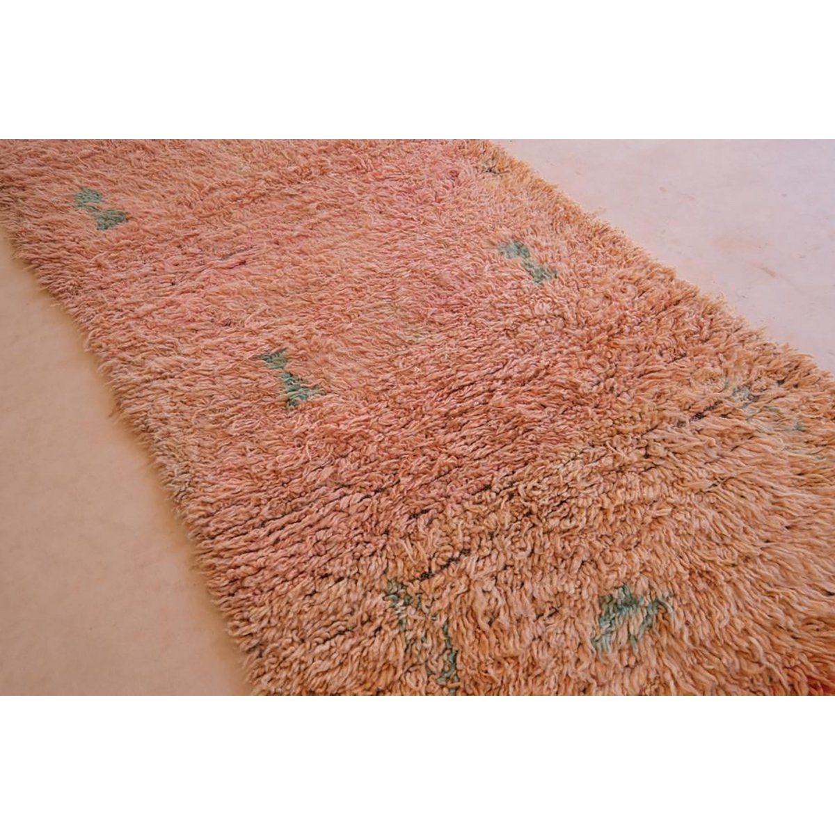 Marokkaner Berber Teppich reines Woll 104 x 310 cm
