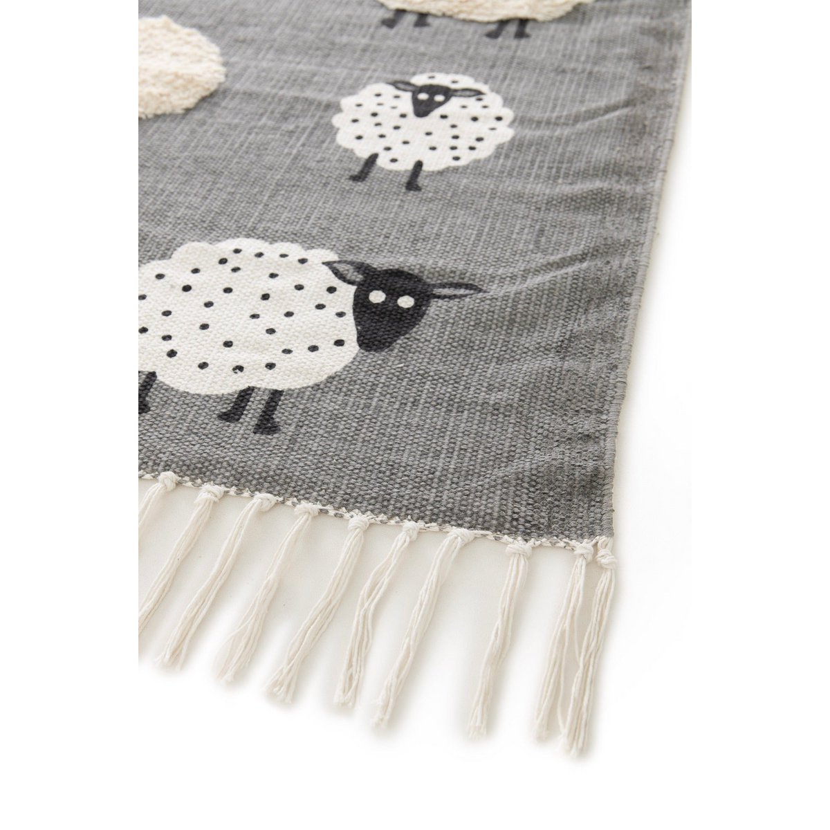 Kinderteppich aus Baumwolle LITTLE SHEEP