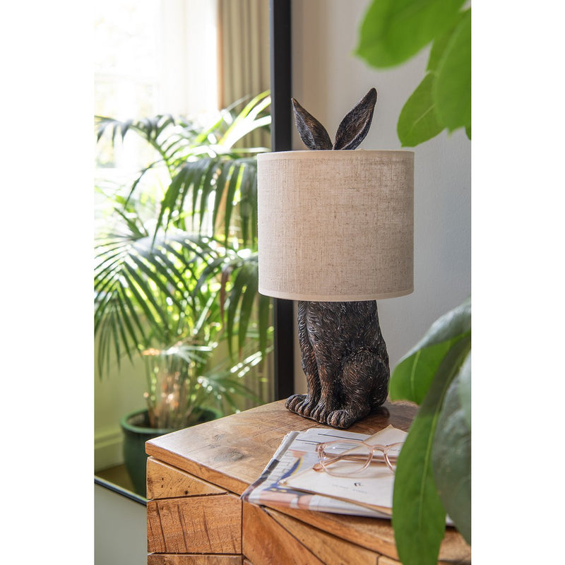 Table Lamp Rabbit Beige 20x43 cm Easter Bunny