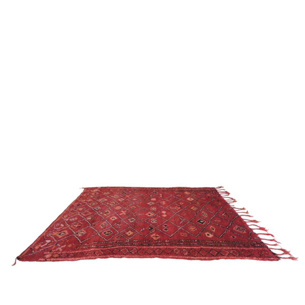 Marokkanischer Berber Teppich reine Wolle 197 x 313 cm
