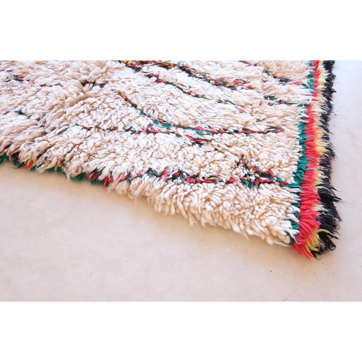 Marokkanischer Berber Teppich reines Woll 95 x 205 cm