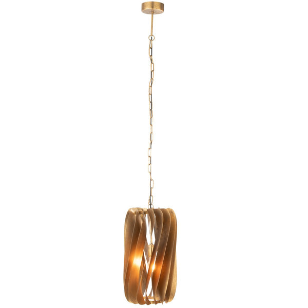 Tina hanging lamp made of metal in black and gold