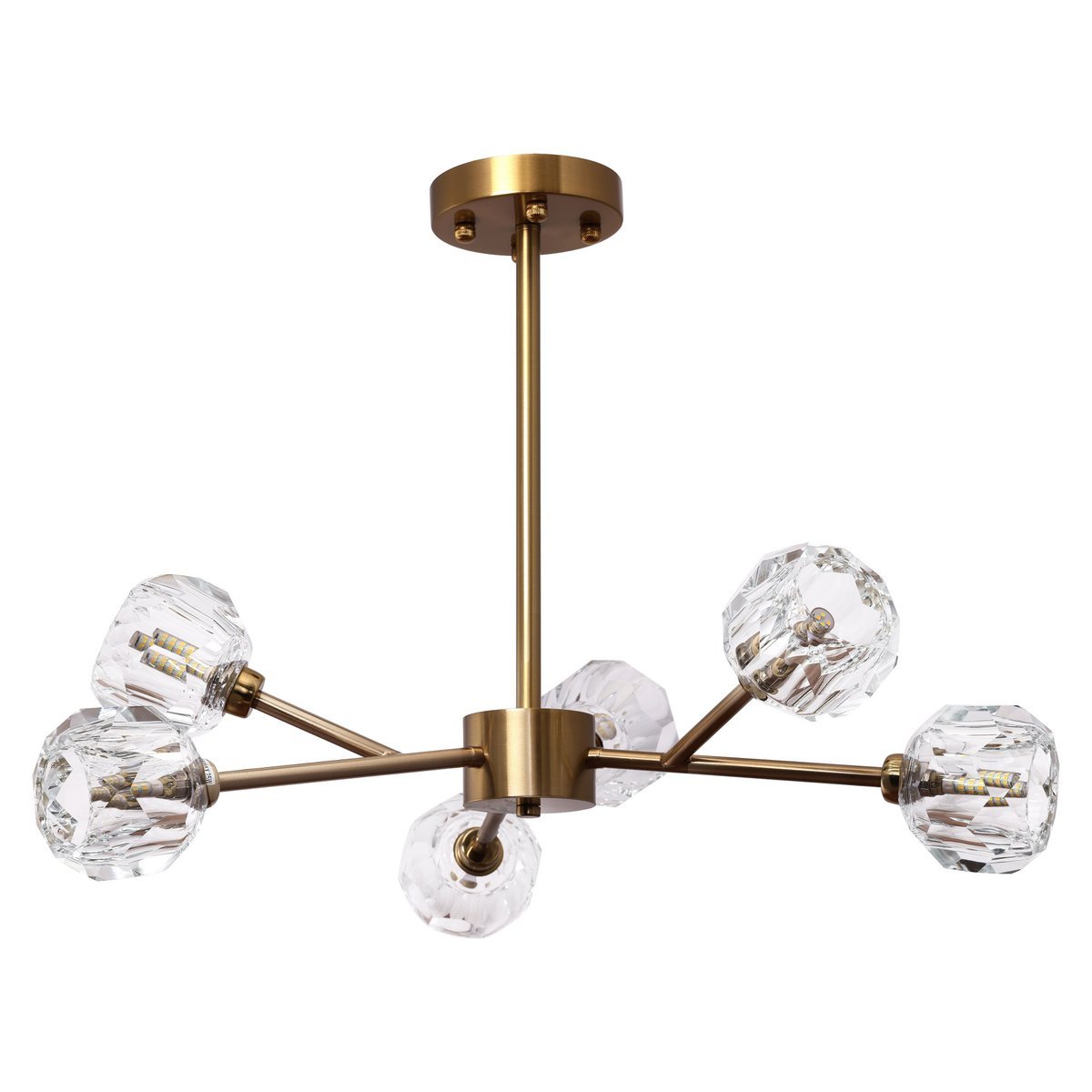 Hanging light Rosy Copper Gold | 6 - 65x45cm