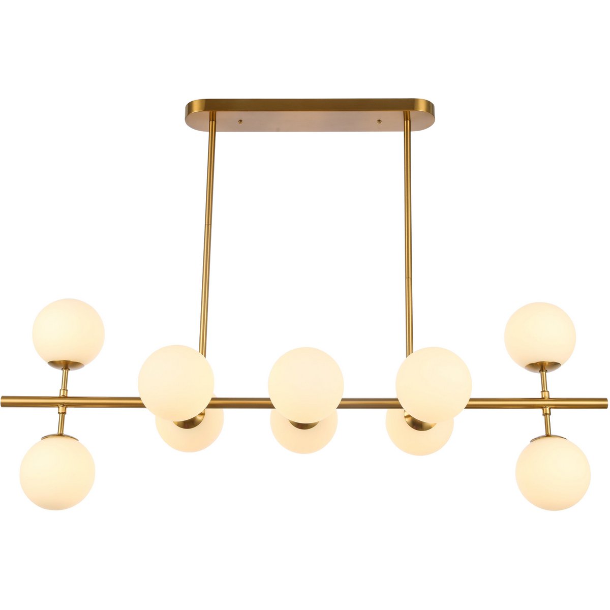 Christine hanging lamp white gold
