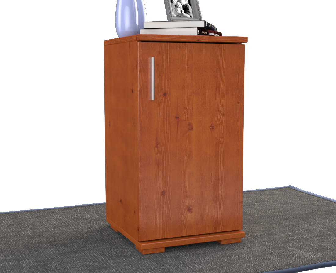 Nobis Kommode Sideboard | Anrichte | 1-Türig | 74cm hoch | 100% Bio Kiefer Massivholz