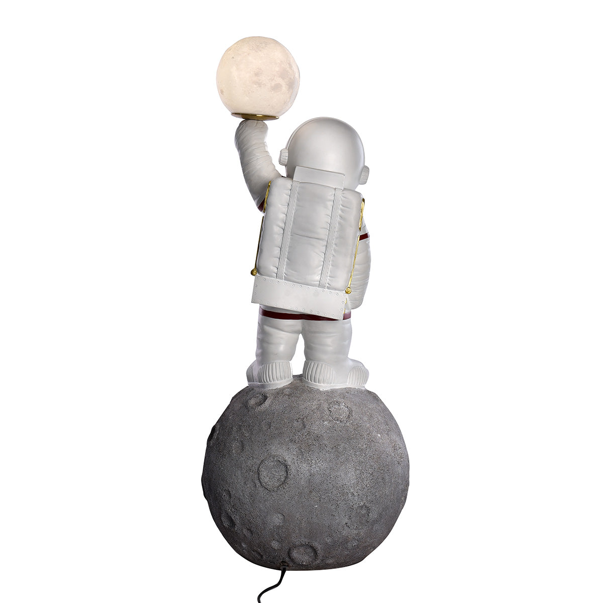 Stehlampe LED Apollo 11 Kunstharz grau schwarz 93cm