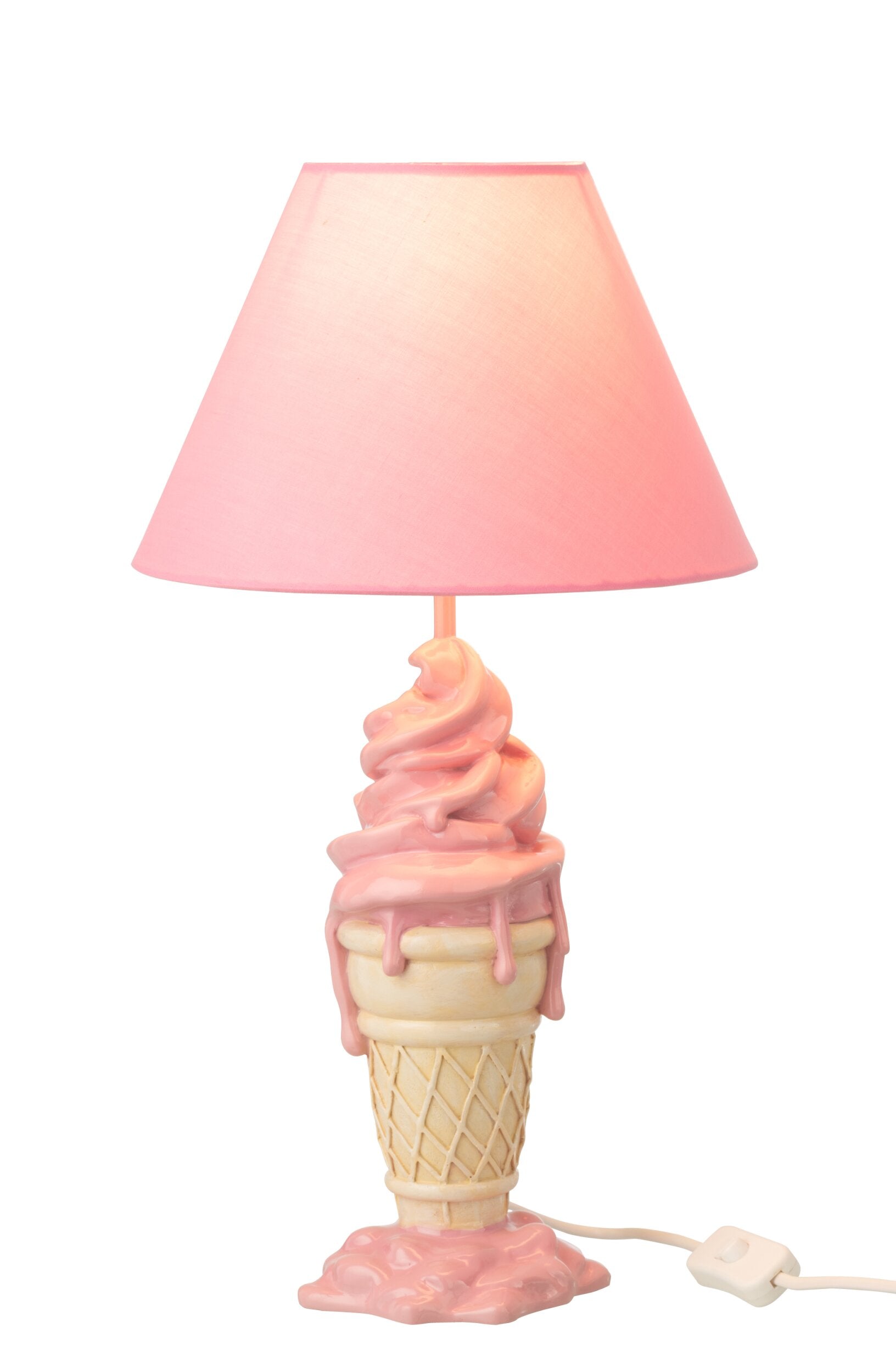 Tischlampe Eiscreme Design Lumina Gelato rosa beige dekorative lampe