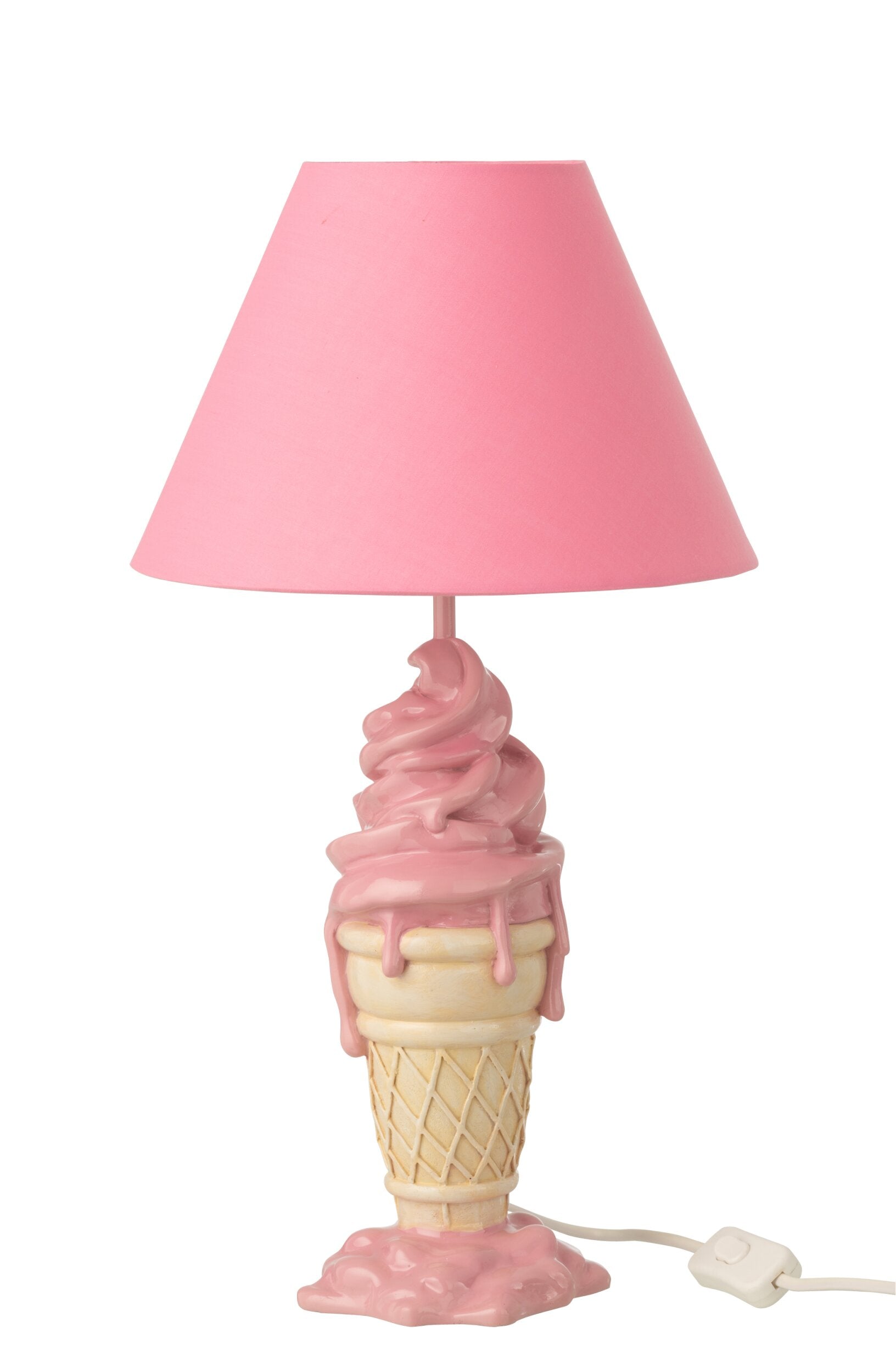 Tischlampe Eiscreme Design Lumina Gelato rosa beige dekorative lampe