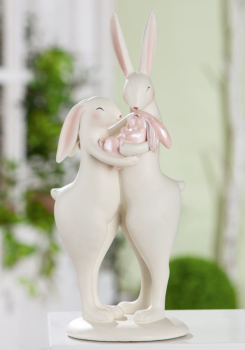 Hasenfamilie Amouria Dekofigur Osterdekoration