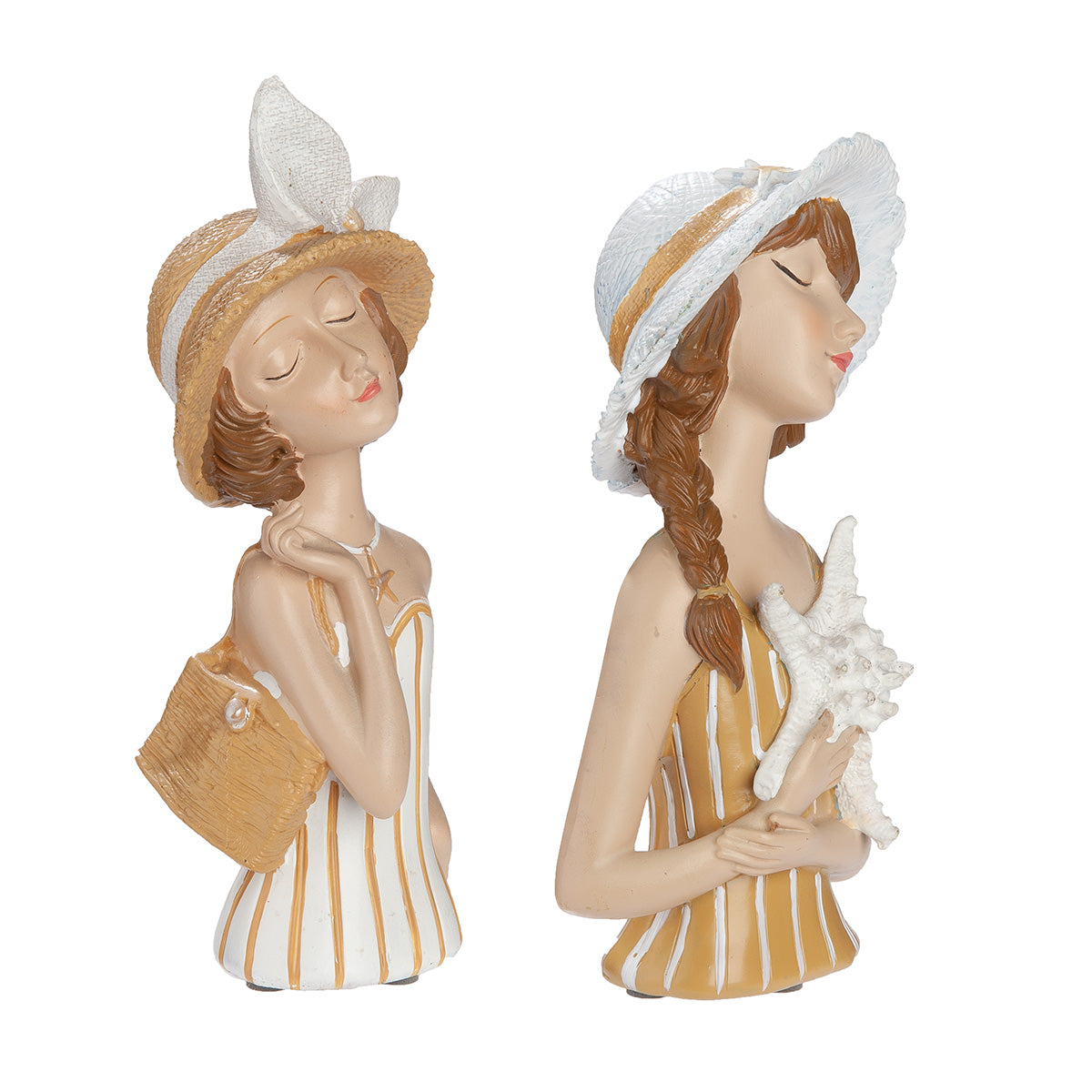 Dekofigur Lady Louise Strandfigur Frau Sommer Dekoration Maritim