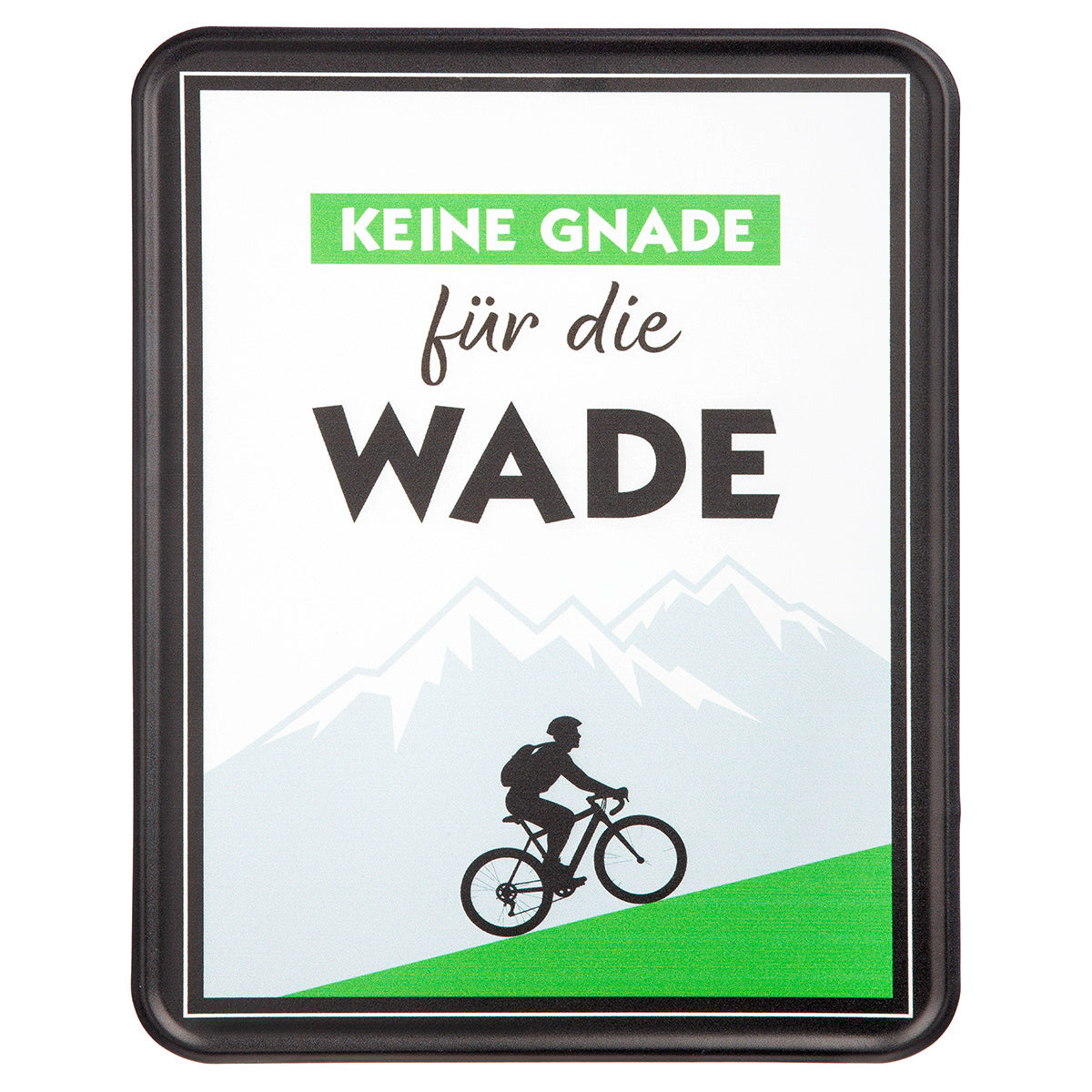 Metallschild Fahrradliebe rechteckig Wanddeko 2er Set