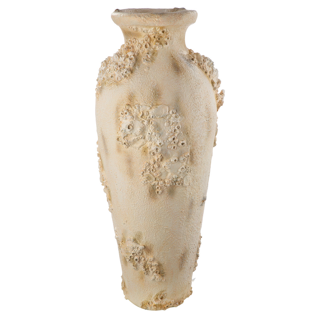 Seyluna Amphora Vase maritimer Stil Kunstharz Antikfinish 80 cm