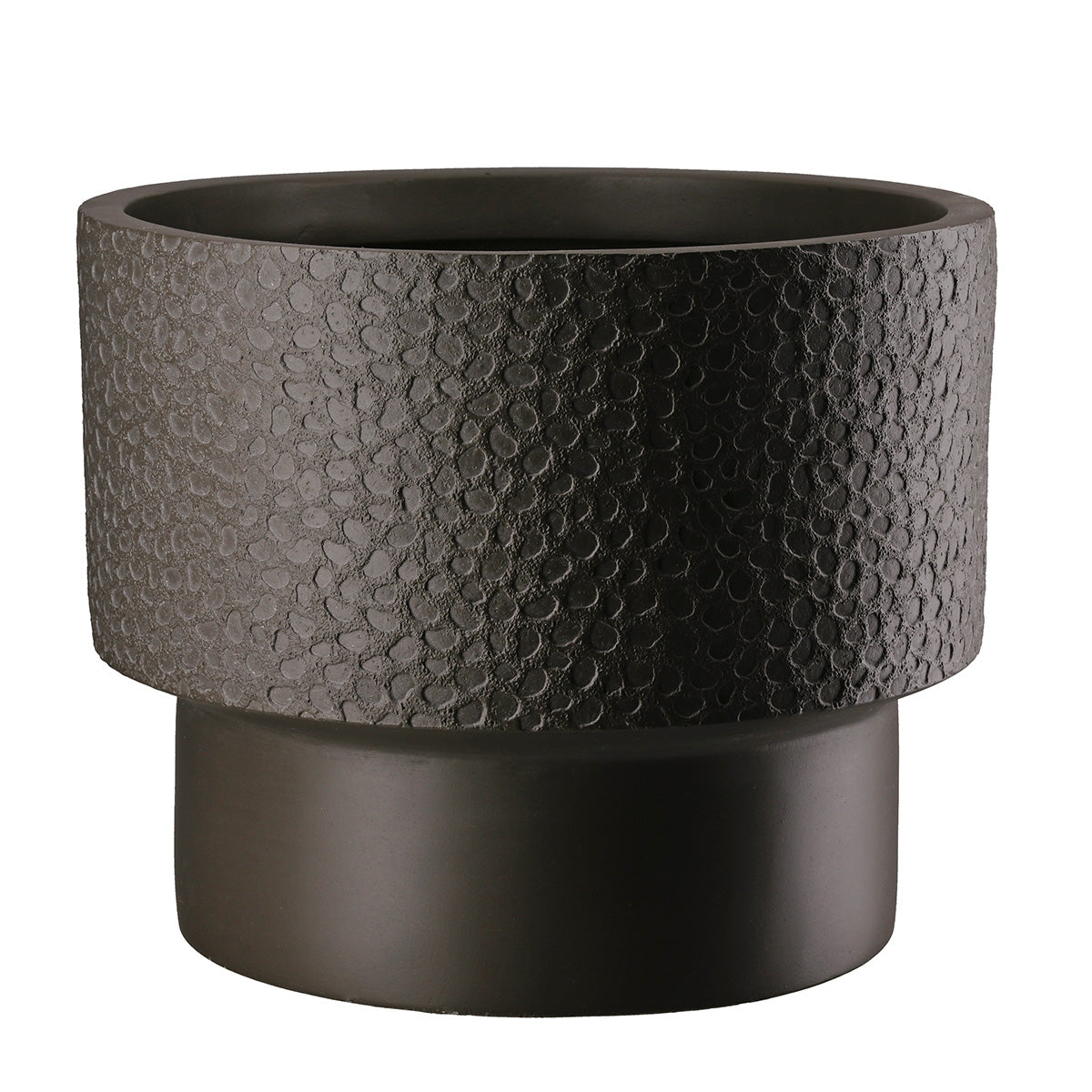Pardo Pflanzgefäß Set Braun Struktur
