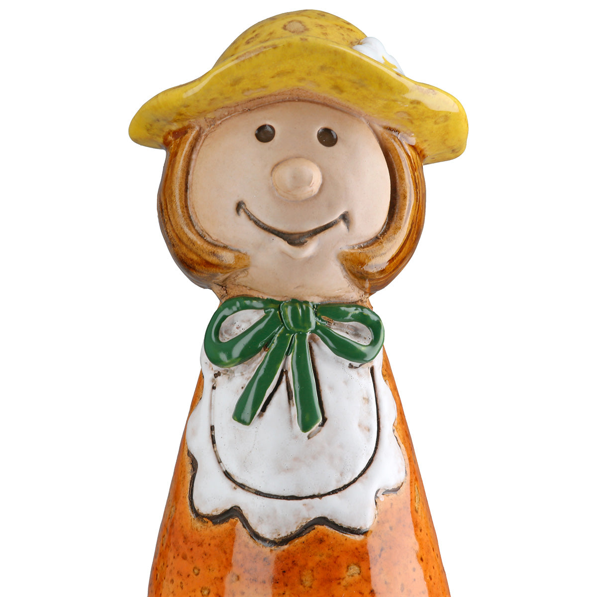 Zaunfigur Gartenpaar Leni und Paul Keramik grün orange