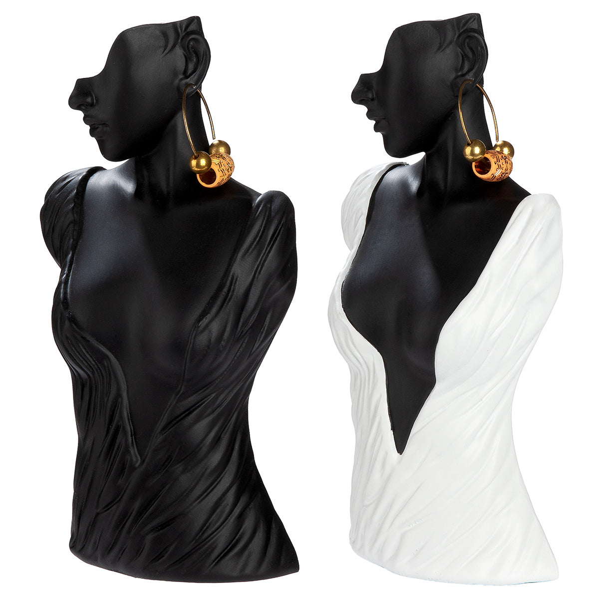 Dekofigur Frauenbüste Cleo modernes Wohnaccessoire 2er Set